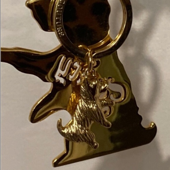 NEW Y2K JUICY COUTURE SCOTTIE DOGS HUGE KEY FOB KEYCHAIN PURSE FOB - Picture 6 of 9